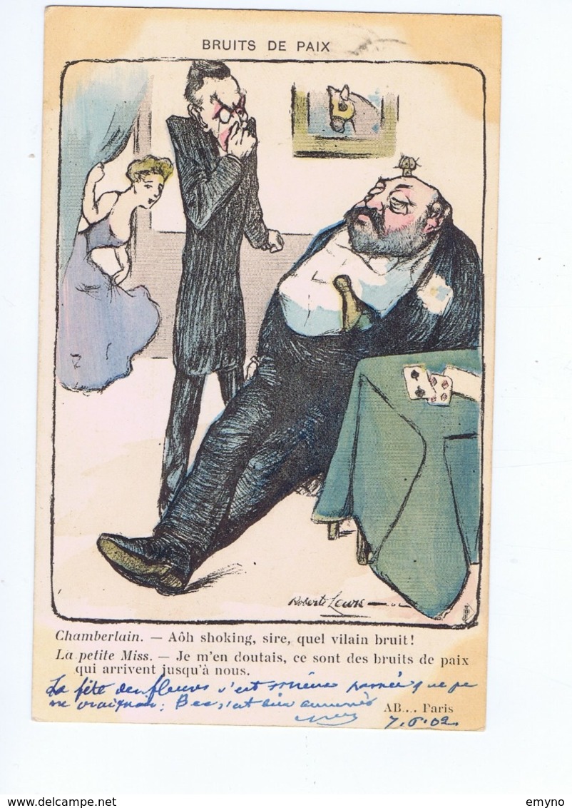 Bruits De Paix - Satire Politique - Edouard VII ?  Illustrateur Robert Lewis - Altri & Non Classificati