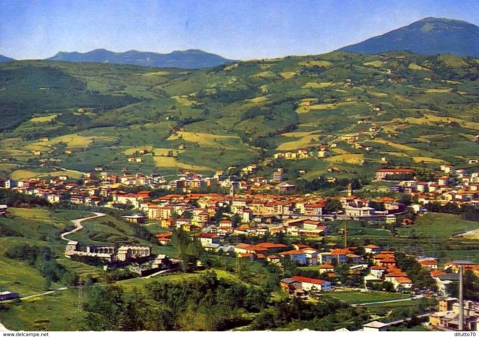 Borgo Val Di Taro - Parma - Veduta Da Grifola - Formato Grande Viaggiata – E 14 - Parma