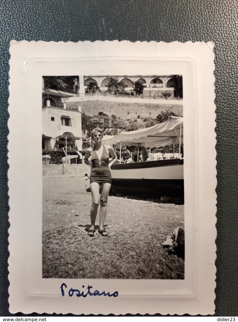 PHOTO JEUNE FEMME POSITANO  MODE MAILLOT DE BAIN - Salerno