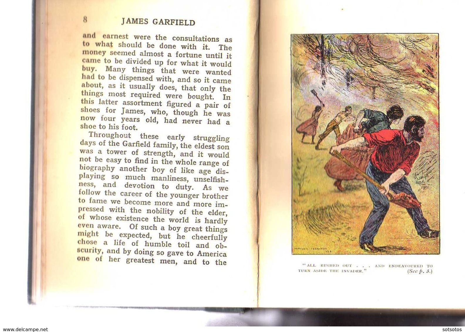 JAMES A. GARFIELD, The Backwoods Boy who became President, by Frank MUNDELL, Ed. ANDREW MELROSE, LONDON 1907