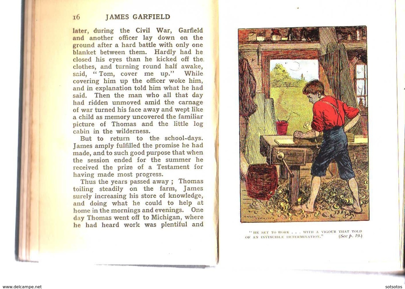 JAMES A. GARFIELD, The Backwoods Boy who became President, by Frank MUNDELL, Ed. ANDREW MELROSE, LONDON 1907