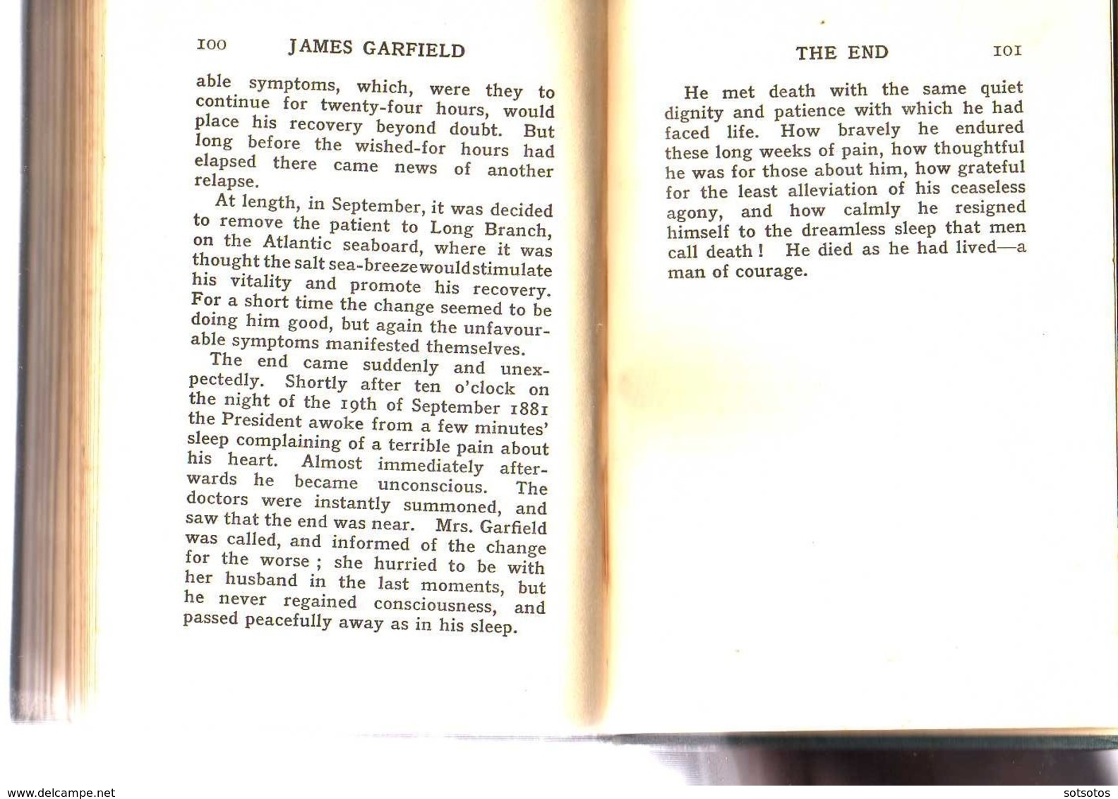 JAMES A. GARFIELD, The Backwoods Boy who became President, by Frank MUNDELL, Ed. ANDREW MELROSE, LONDON 1907