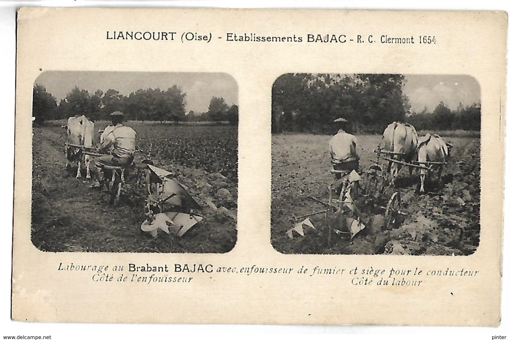 LIANCOURT - Etablissement BAJAC - Labourage - Liancourt