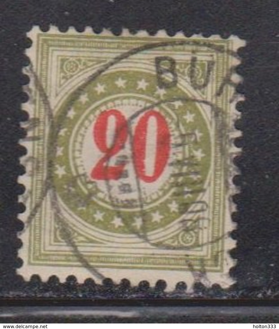 SWITZERLAND Scott # J25 Used - Postage Due - Taxe