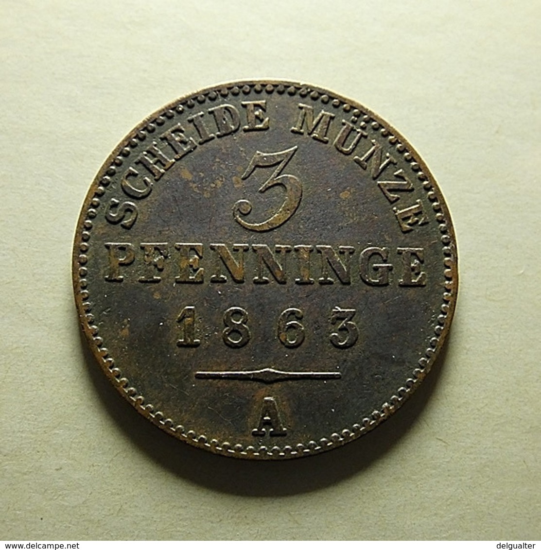 Coin To Identify Germany 3 Pfenninge 1863 A - Onbekende Oorsprong