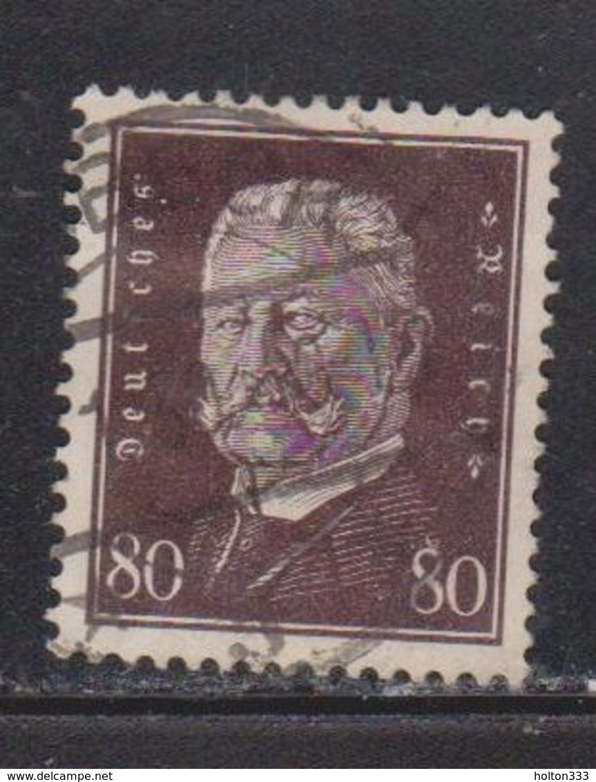 GERMANY Scott # 383 Used - Hindenburg - Used Stamps