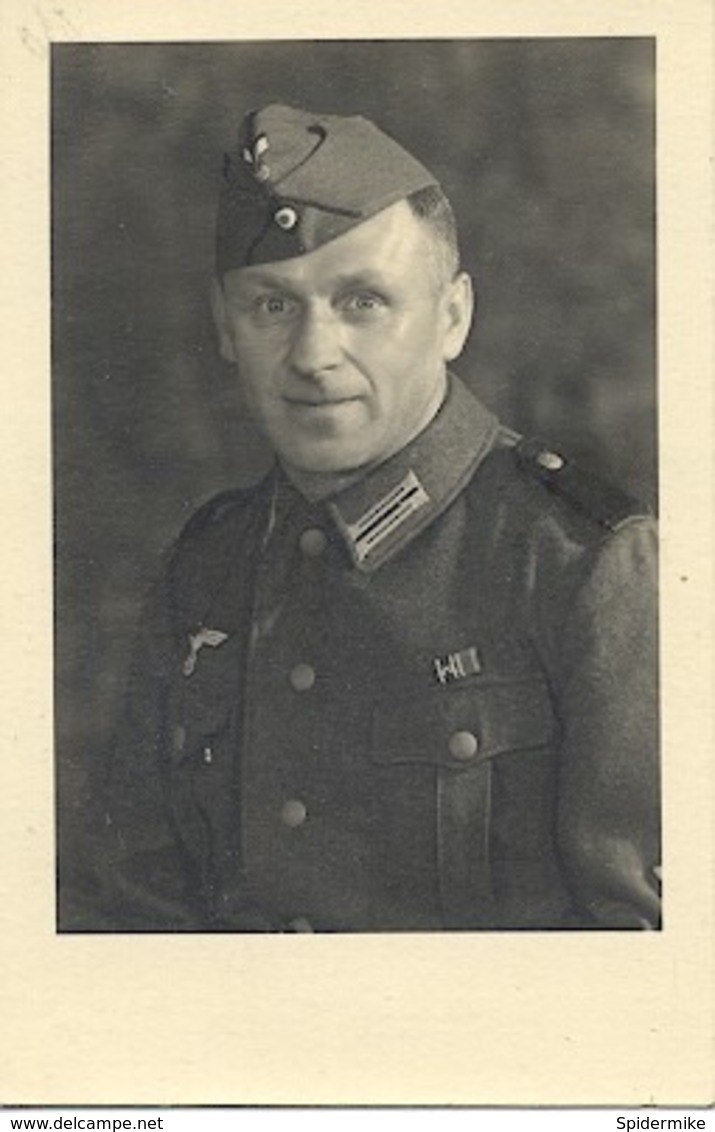 Foto Deutscher Soldat 2. WK Porträt, Ca. 1940 - Krieg, Militär