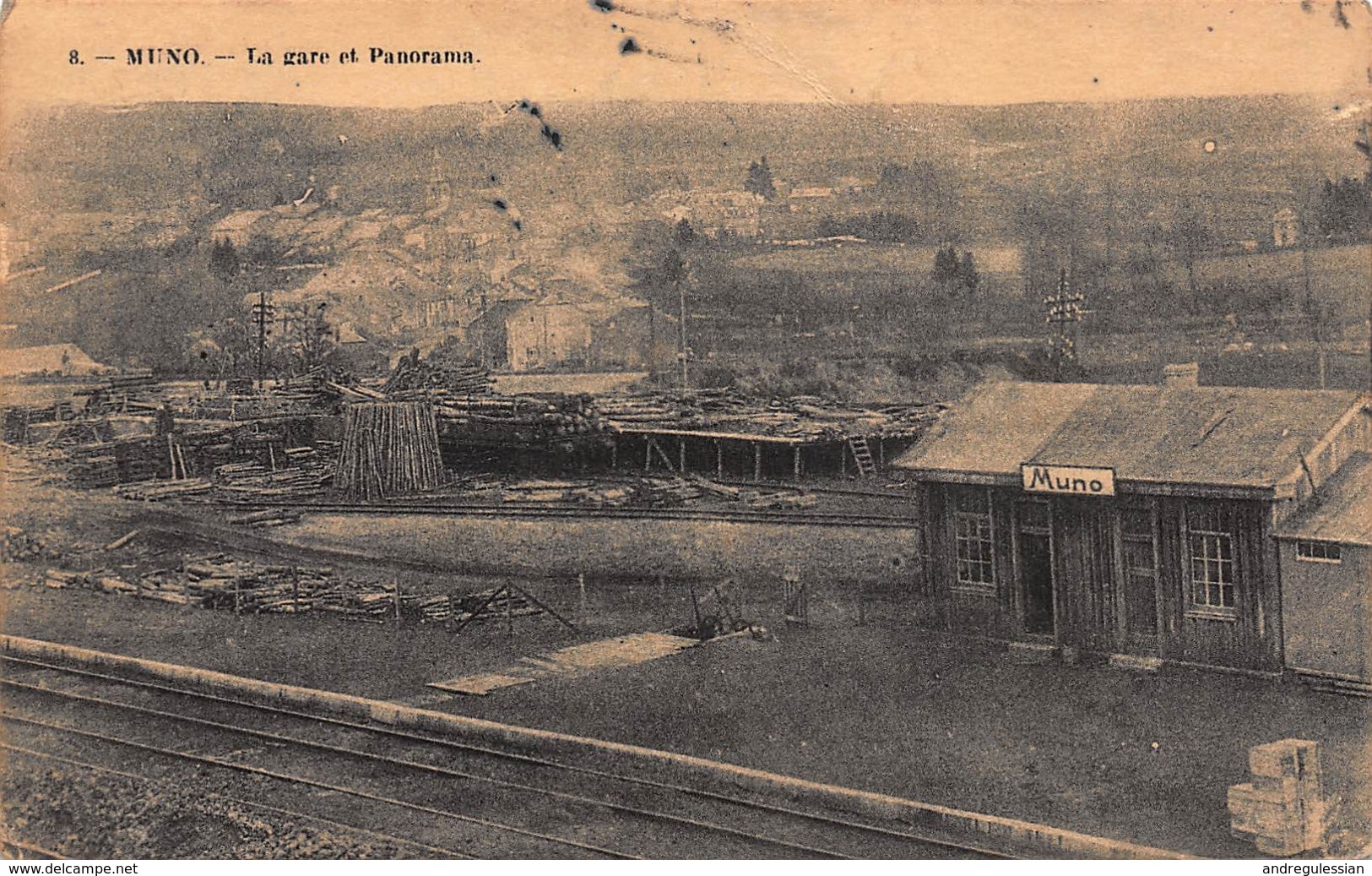 CPA MUNO - La Gare Et Panorama - Florenville