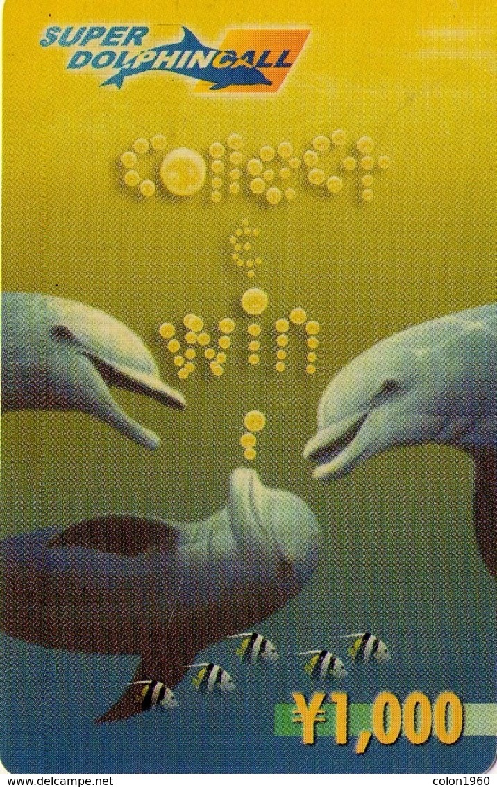 JAPON. PREPAGO. Super Dolphin Call- Dolphins. 11/2001. JP-PRE-JPS-0002. (111) - Dolphins