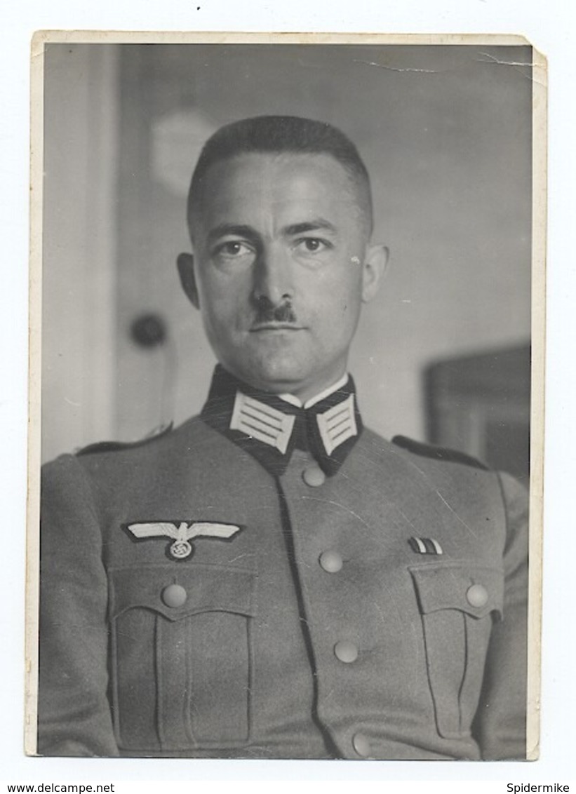 Foto Deutscher Soldat 2. WK Porträt, Ca. 1939, Wehrmacht - Krieg, Militär
