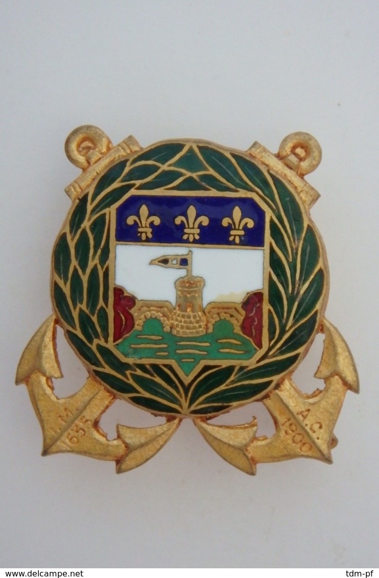 Compagnie D'Infanterie Colonial De Guadeloupe - Drago Vers 1940 Doré - 1175 - - Landmacht