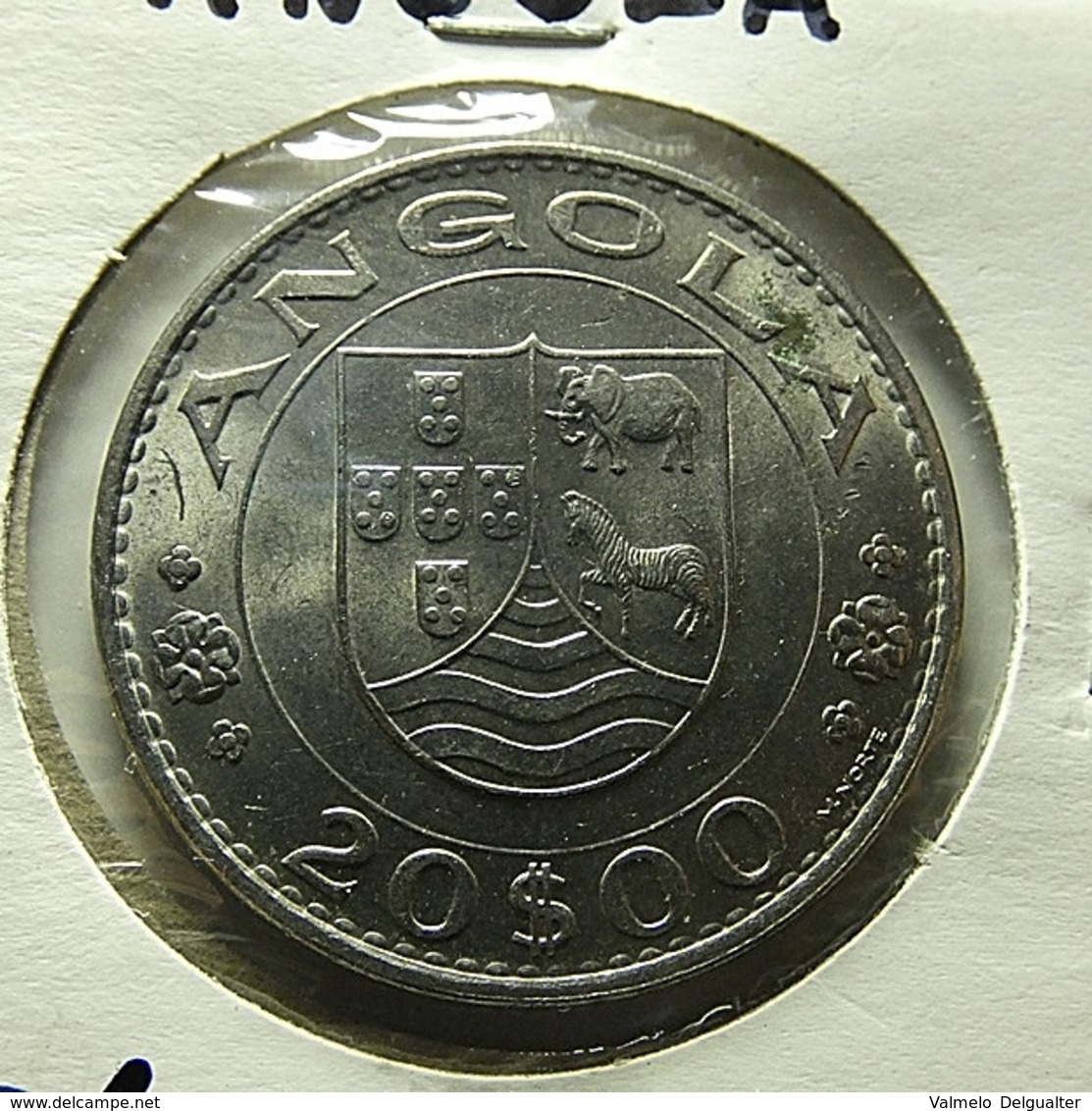 Portuguese Angola 20 Escudos 1971 Varnished - Portugal