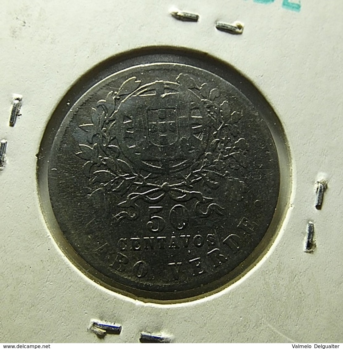 Portuguese Cabo Verde 50 Centavos 1930 Varnished - Portugal