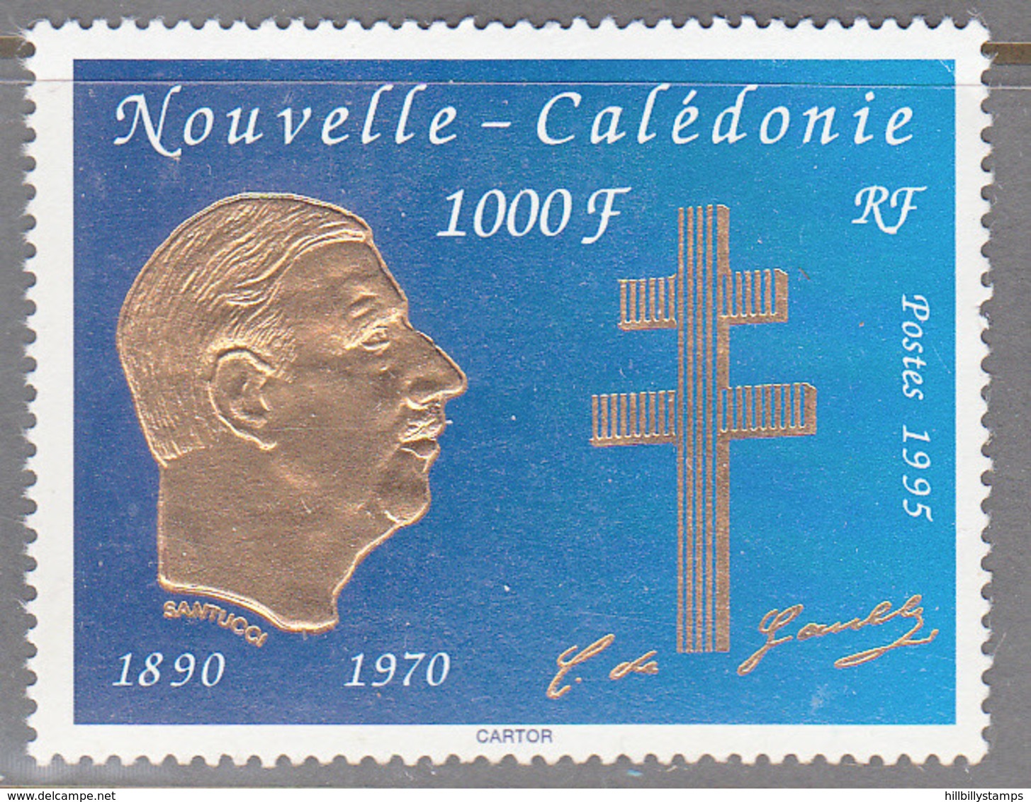 NEW CALEDONIA    SCOTT NO.  709    MNH   YEAR  1995 - Unused Stamps