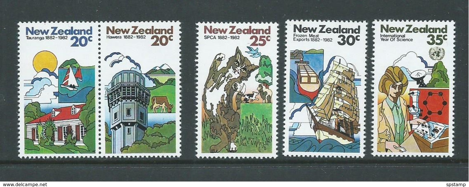 New Zealand 1982 Anniversaries & Events Set Of 5 MNH - Other & Unclassified