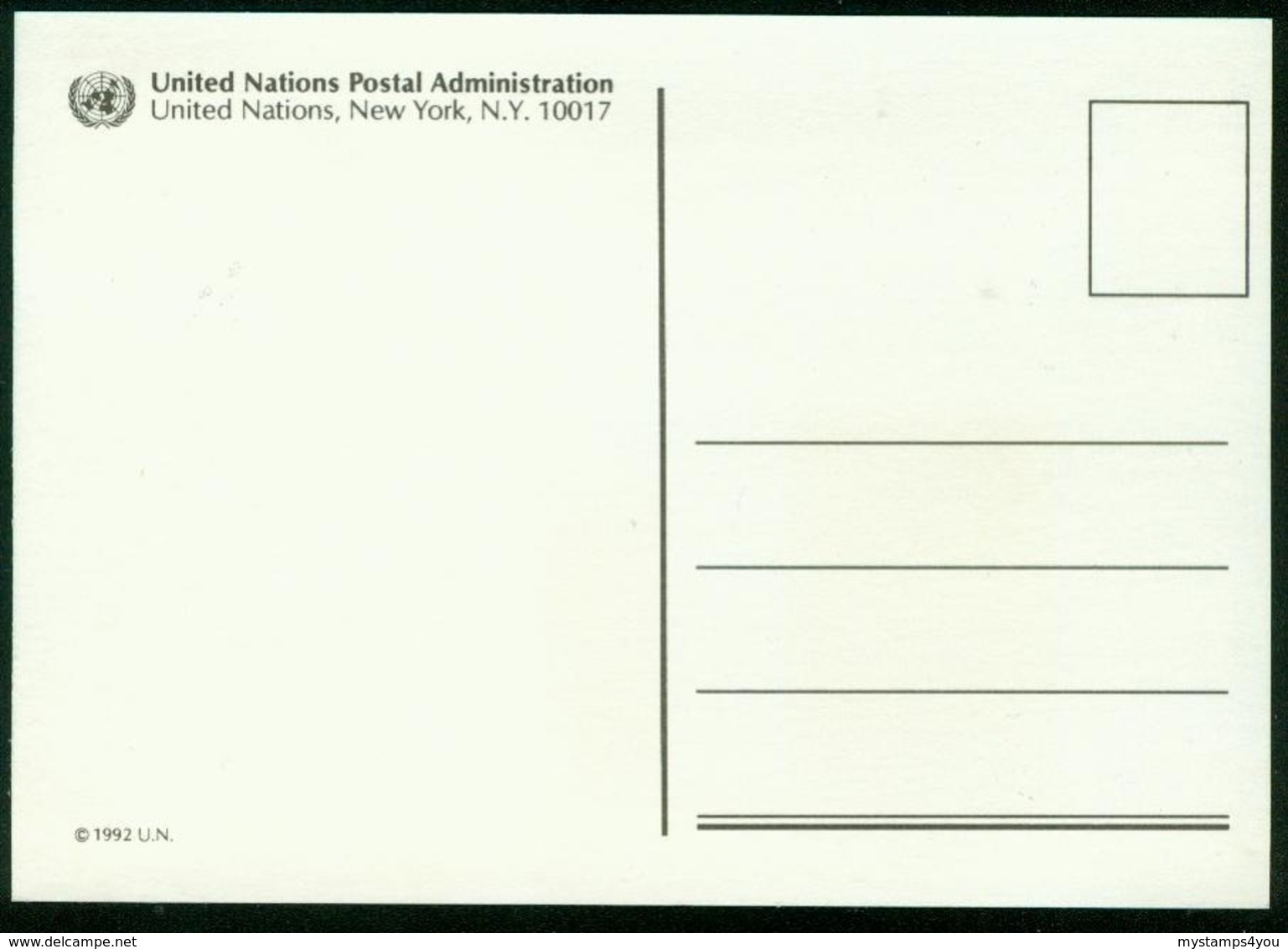 Er UN New York Show Card 1994 MiNr SC 19 | Boxborough MA, PHILATELIC SHOW '94 - Brieven En Documenten