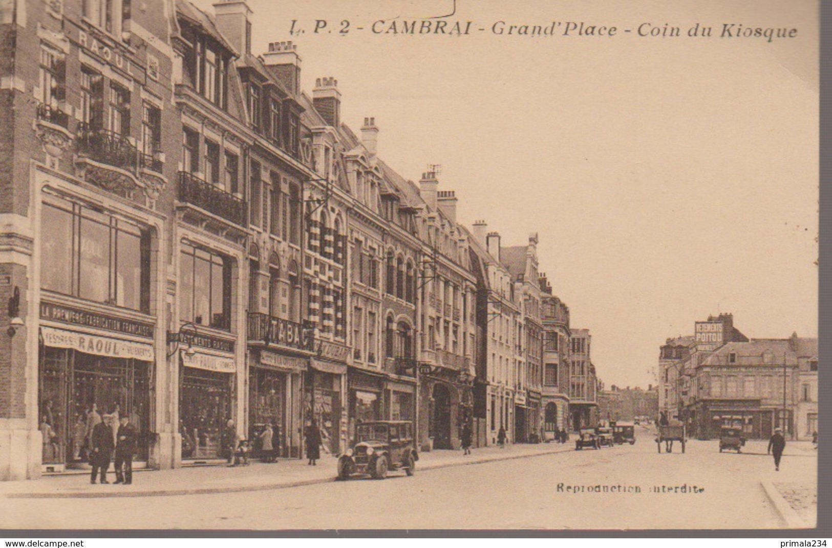 CAMBRAI - GRANDE PLACE - Cambrai