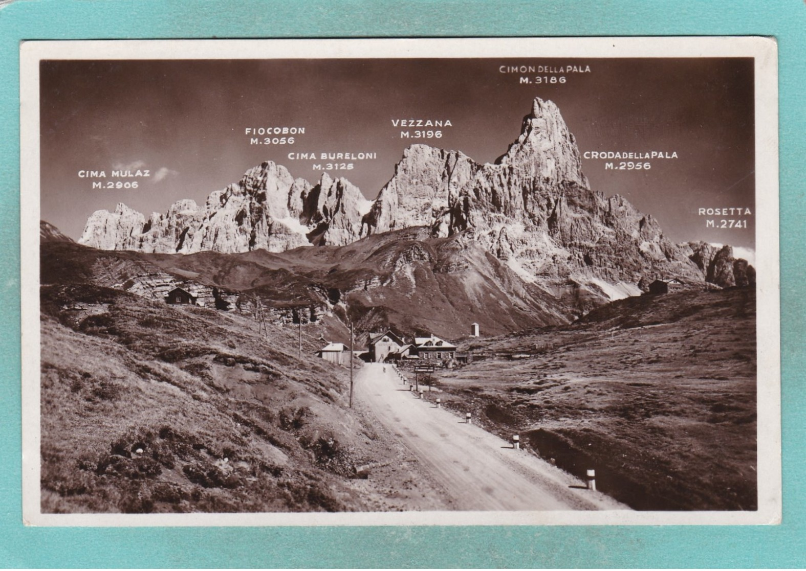 Small Old Postcard Of Passo Rolle,Trentino In Italy.Q111. - Other & Unclassified