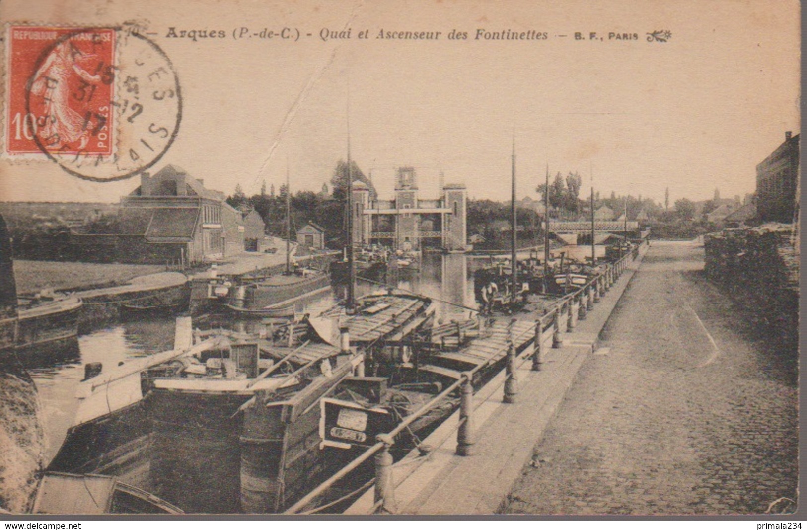 ARQUES - QUAI ET ASCENSEUR DES FONTINETTES - Arques