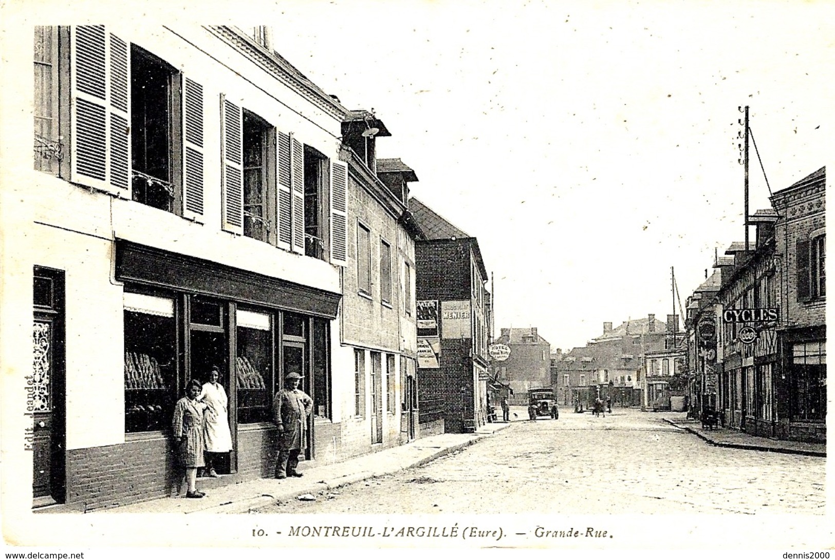 10- MONTREUIL-L'ARGILLE  - Grande Rue  -ed. Jeandet - Other & Unclassified