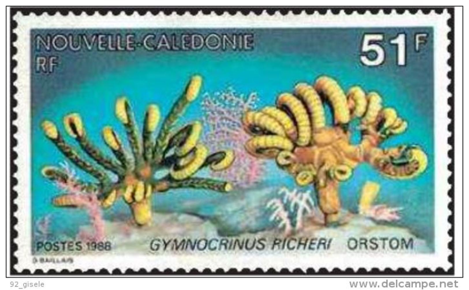 Nle-Caledonie YT 557 " Faune Marine " 1988 Neuf** - Unused Stamps