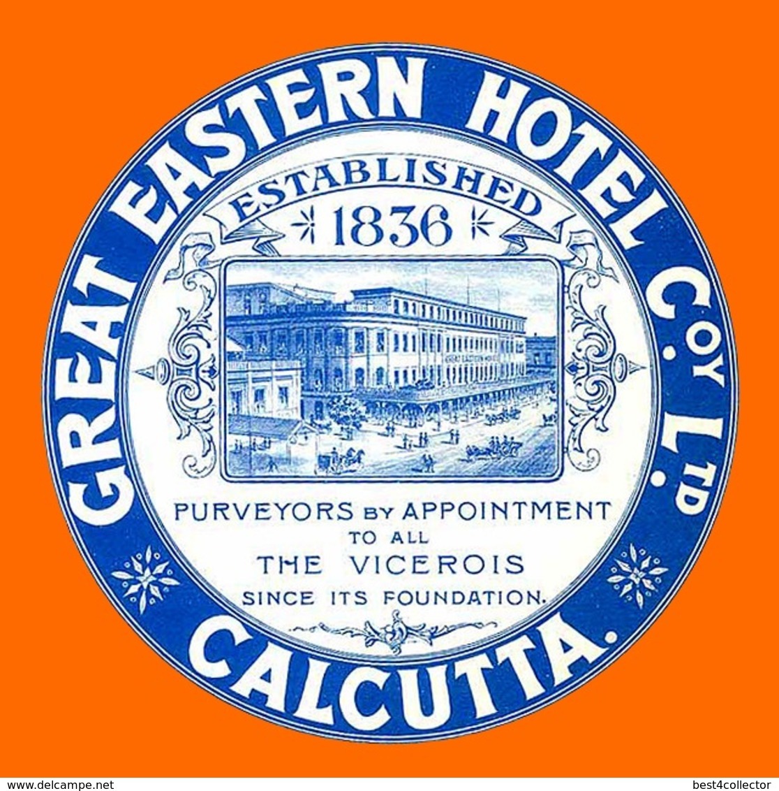 @@@ MAGNET - Great Eastern Hotel Calcutta India - Reklame