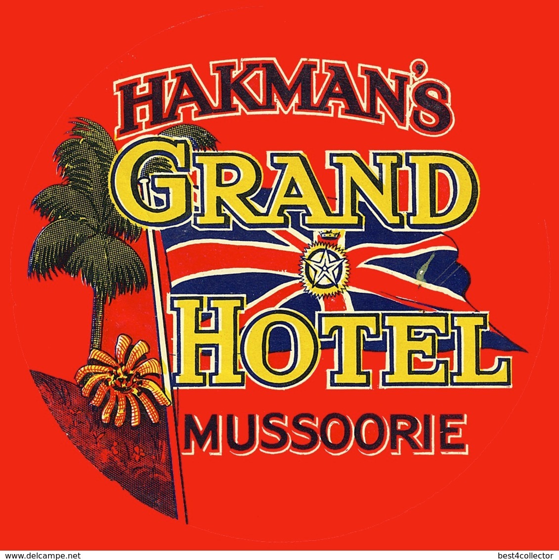 @@@ MAGNET - Hakmans Grand Hotel Mussoorie India - Reclame