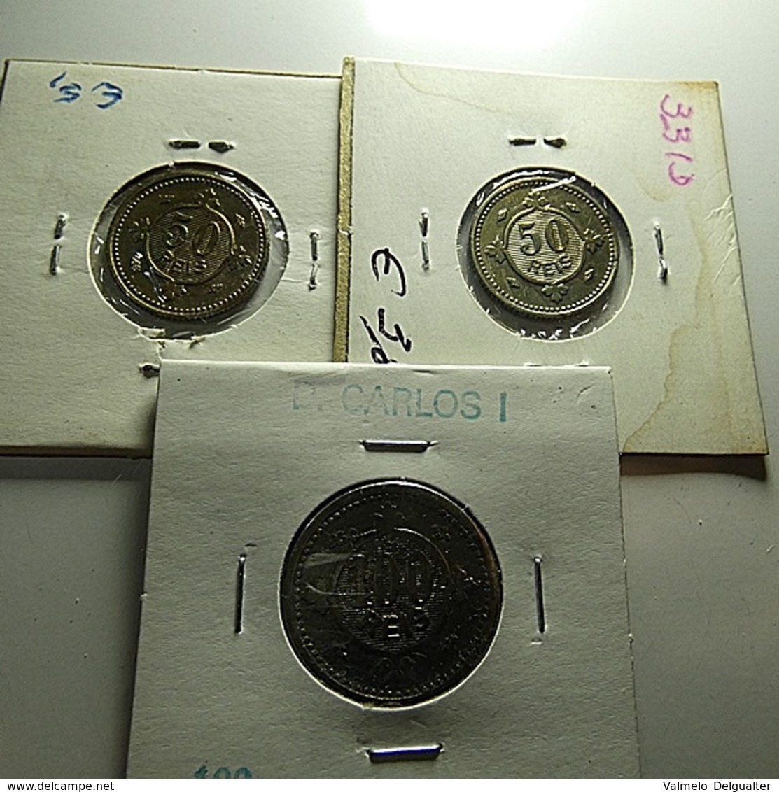 Portugal 3 Coins Year 1900 Varnished - Mezclas - Monedas