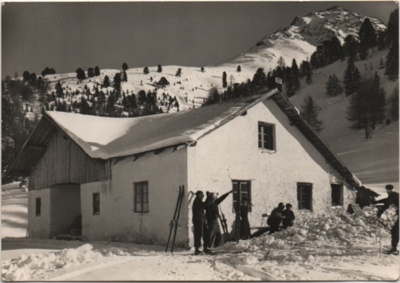 Resia, Rifugio Val Roia (Reschen, Skihuette Rojental, Bolzano). Non Viaggiata - Bolzano