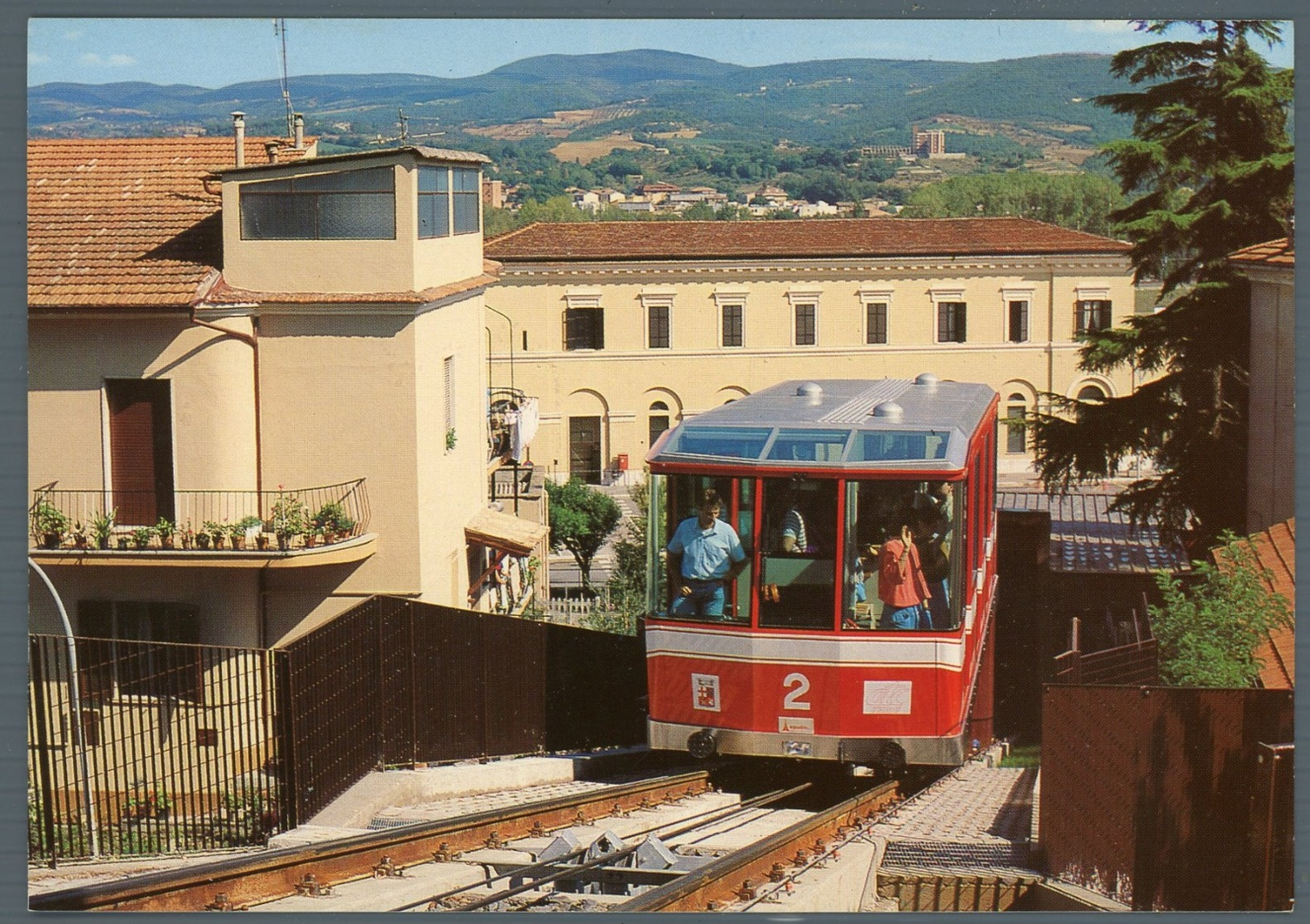 °°° Cartolina - Orvieto Nuova Funicolare Piazza Della Stazione Piazza Cahen Scritta °°° - Terni