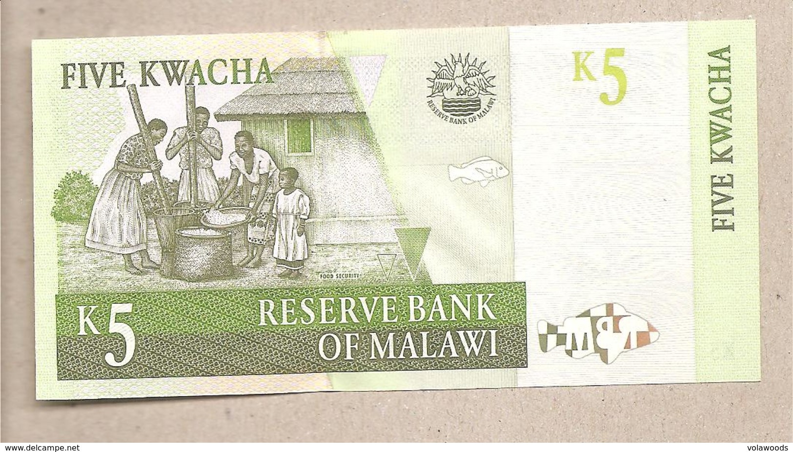 Malawi - Banconota Non Circolata FdS Da 5 Kwacha P-36b - 2004 #18 - Malawi