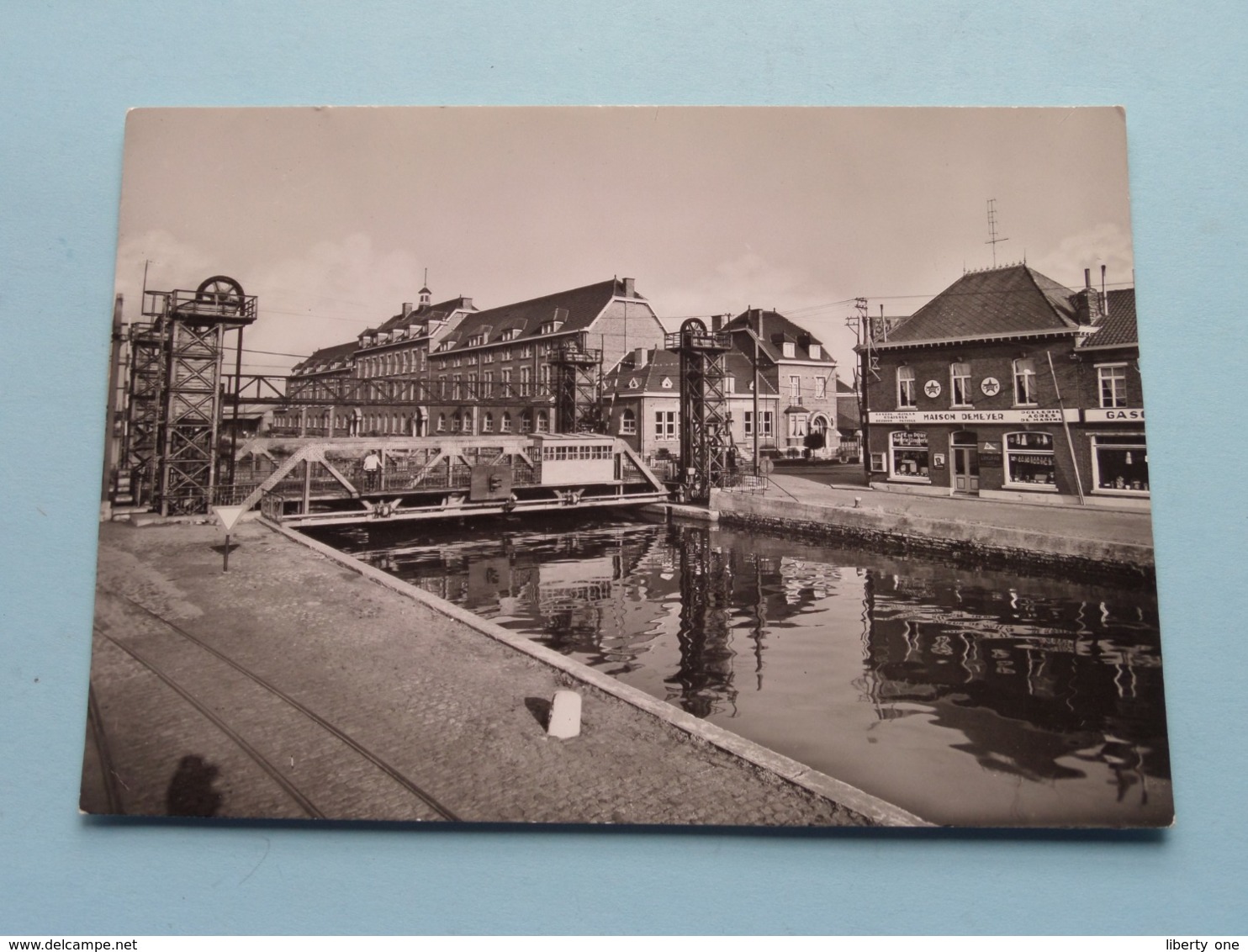 SAINT-GHISLAIN : Canal Et Pont LEVANT ( Edit. Mario > N° 10 ) Anno 1961 ( Zie Foto ) ! - Saint-Ghislain