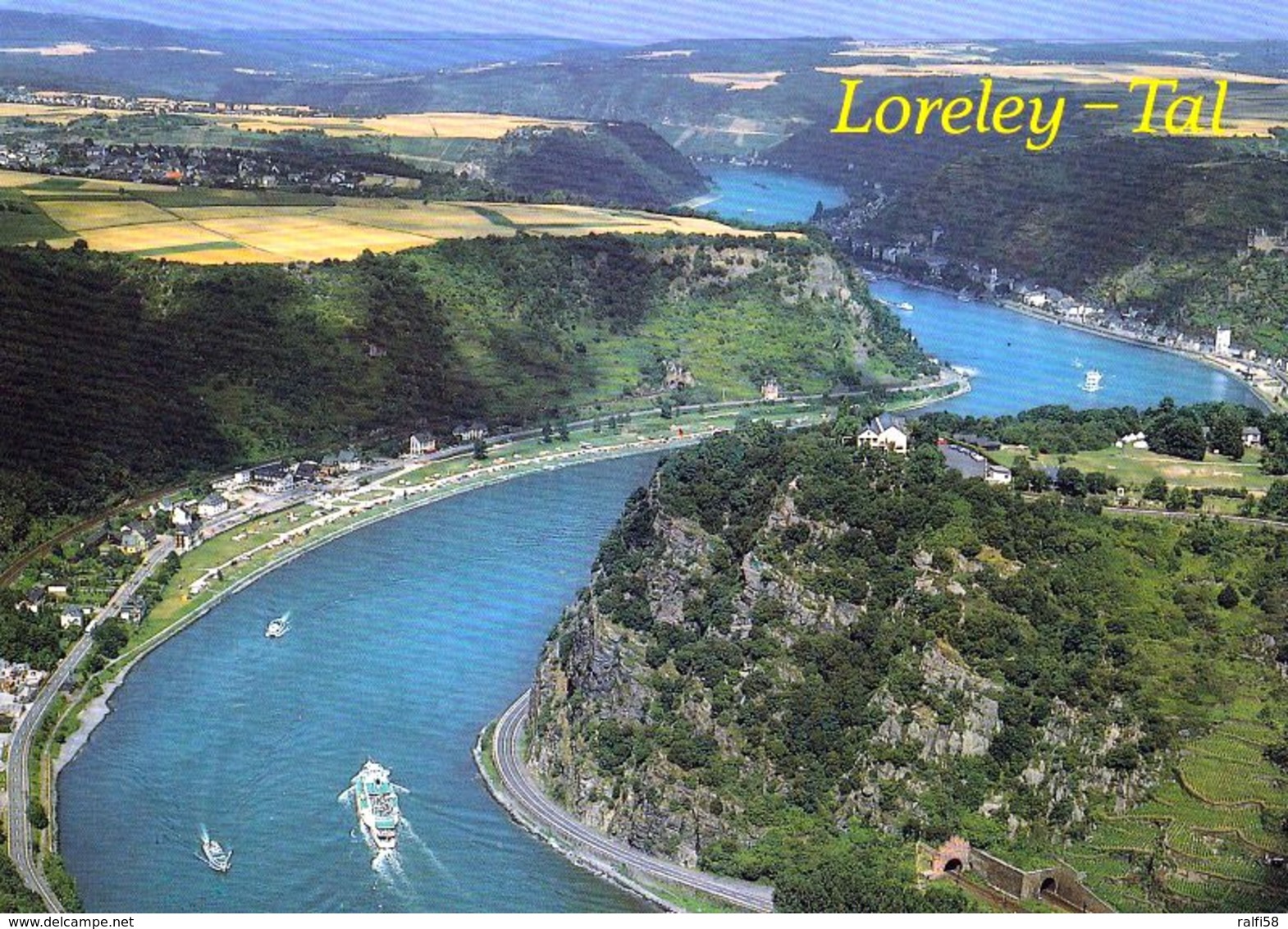 1 AK Germany /  Rheinland-Pfalz * Blick Auf Das Loreleytal - Seit 2002 UNESCO Weltkulturerbe * - Loreley