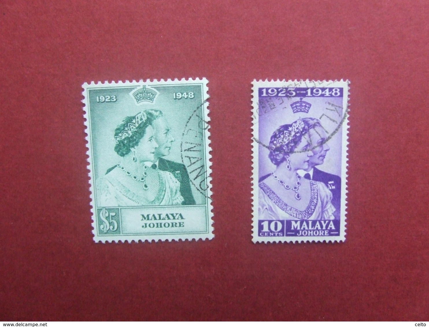 1948 MALAYA JOHORE USED SET - Johore
