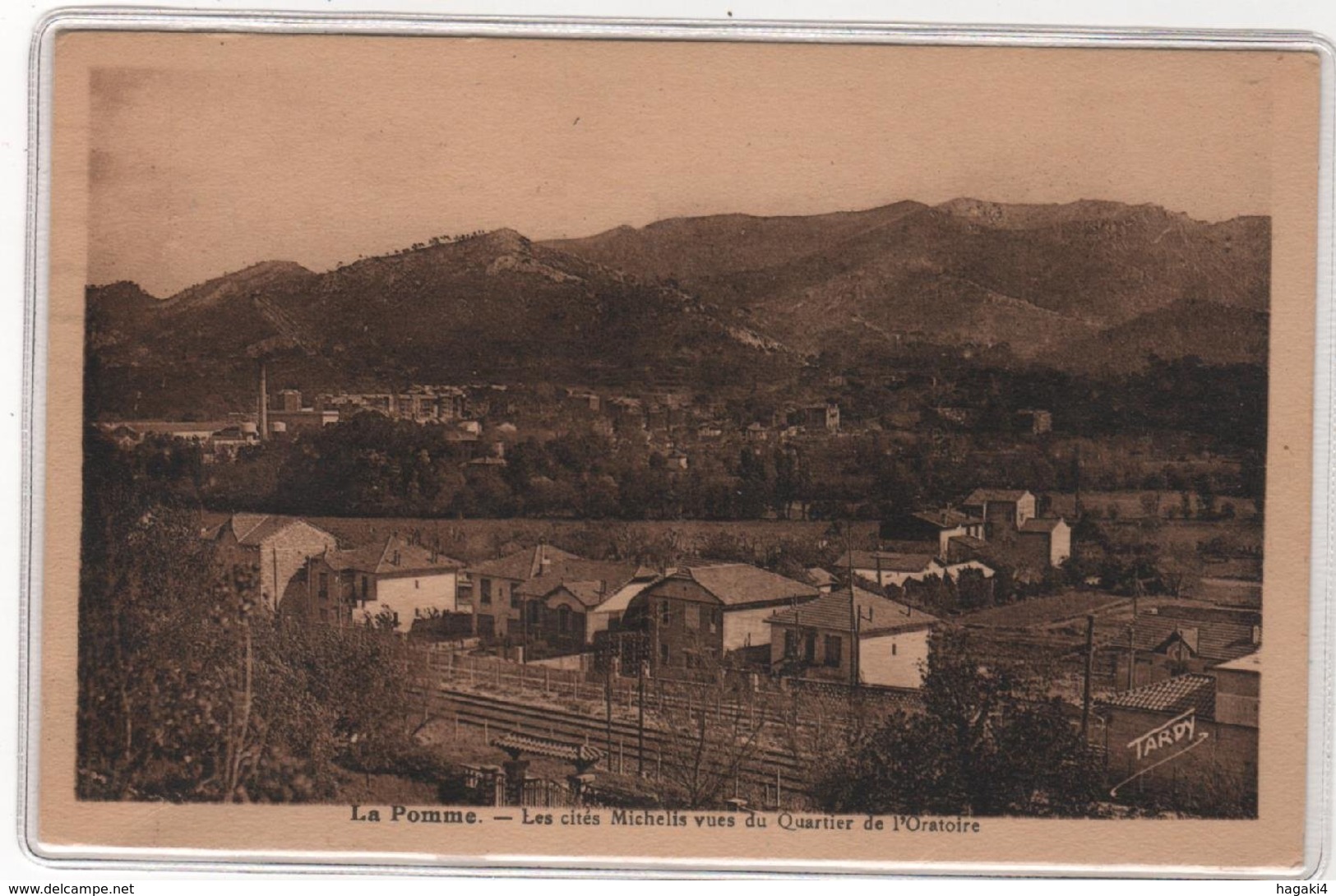 CPA 13 : LA POMME - Les Cités Michelis Vues Du Quartier De L'Oratoire - La Gare - Ed. Tardy - 1935 - - Saint Marcel, La Barasse, St Menet