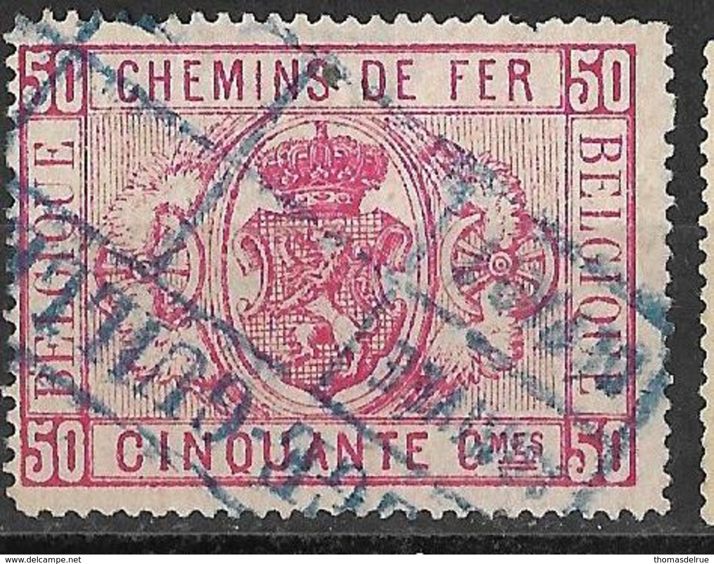 P0.2. LIEGE GUILLEMINS N.B.: Privé-lijn: Nord-BELGE: Invulstempel  N°TR4 - Used