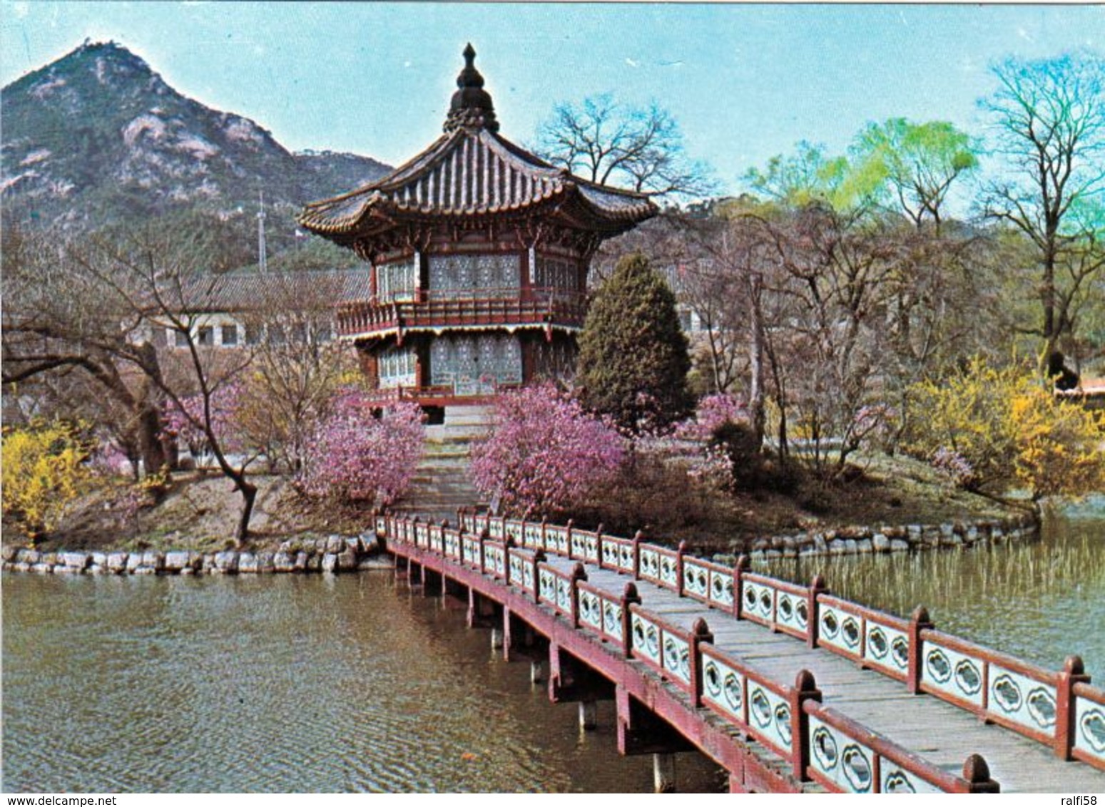 1 AK Südkorea * Hyangwonjeong Pavilion Im Gyeongbokgung Palast In Seoul * - Korea (Süd)