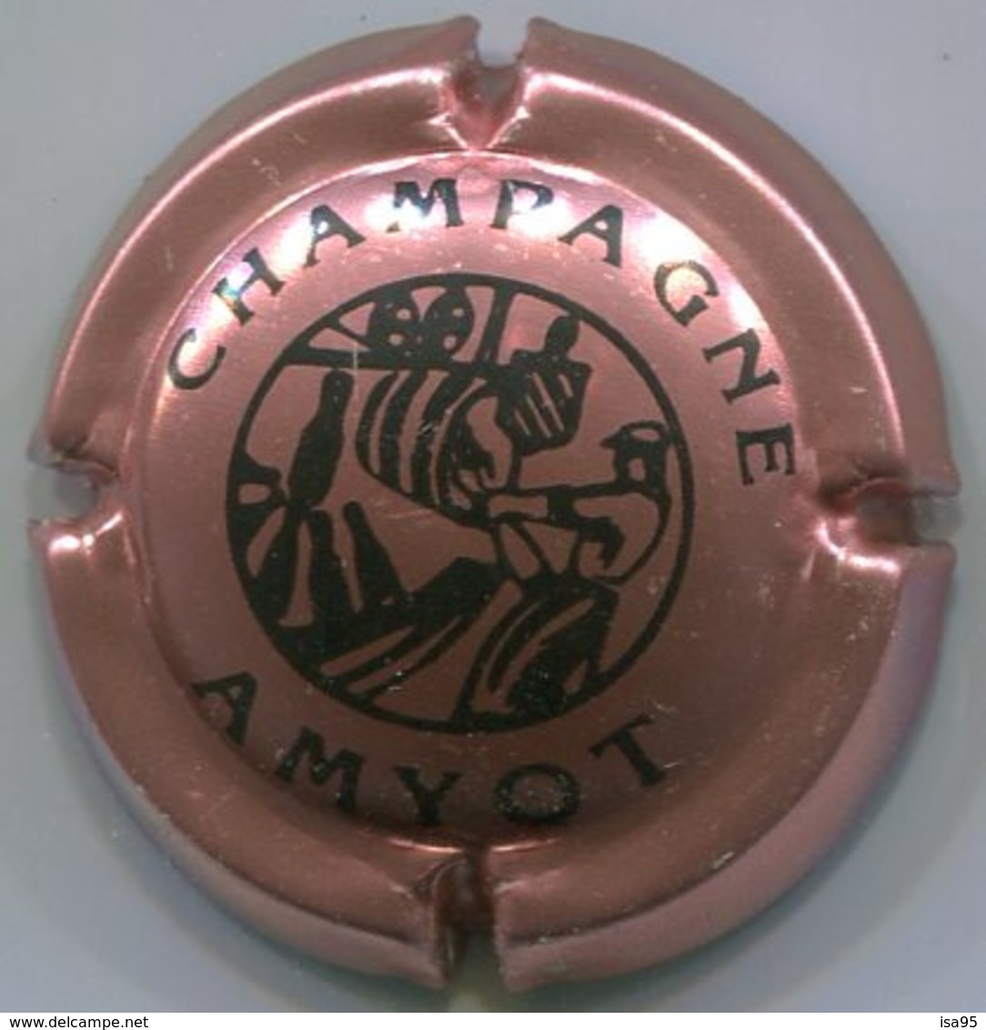 CAPSULE-CHAMPAGNE AMYOT N°01 Rosé & Noir - Autres & Non Classés