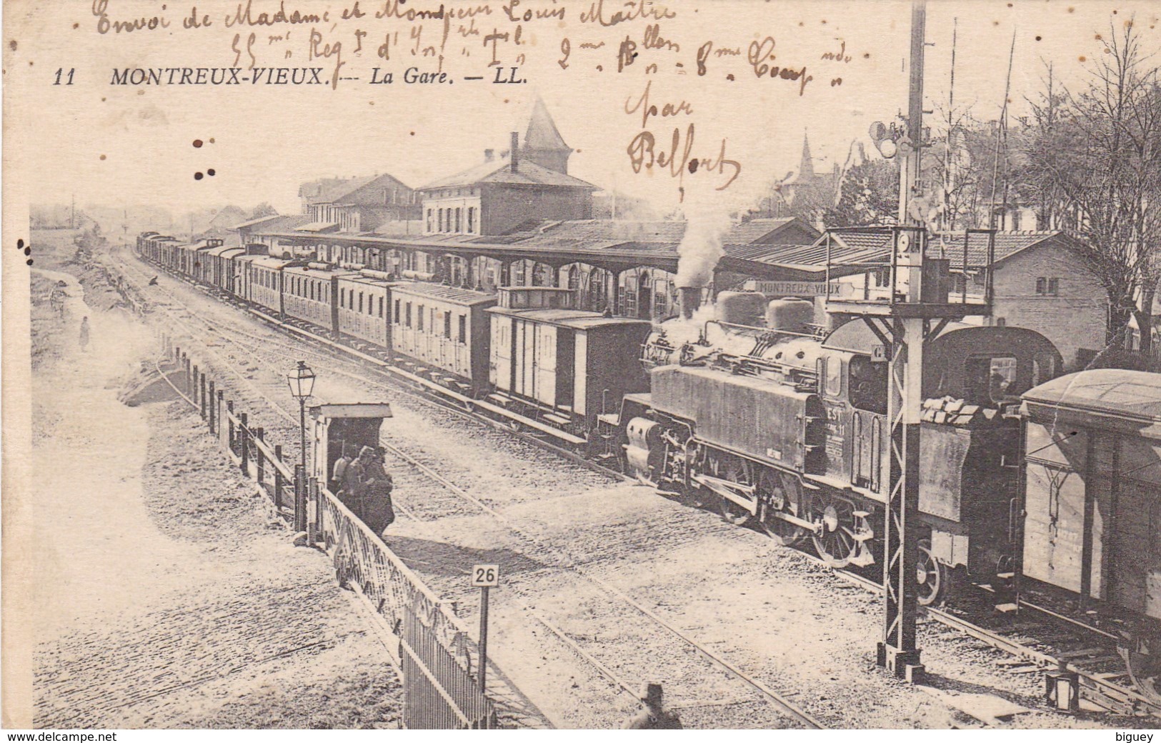 68 - Montreux Vieux - La Gare. - Altri & Non Classificati