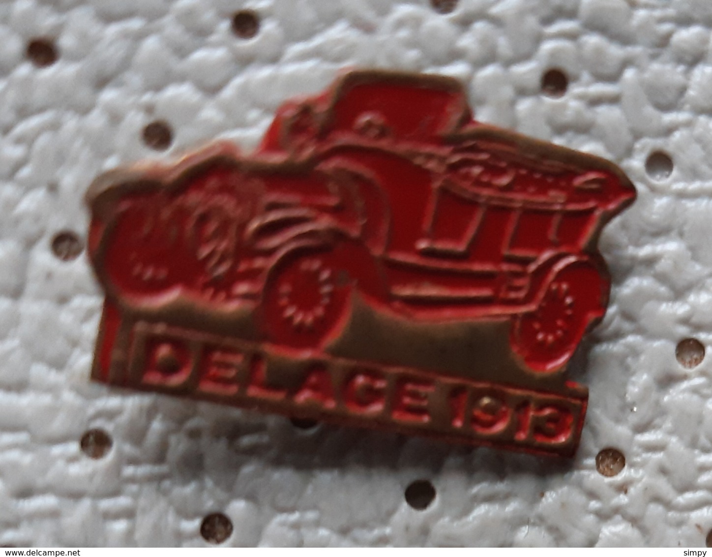 DELAGE 1913 Oldtimer  Vintage Slovenia Pin - Otros & Sin Clasificación