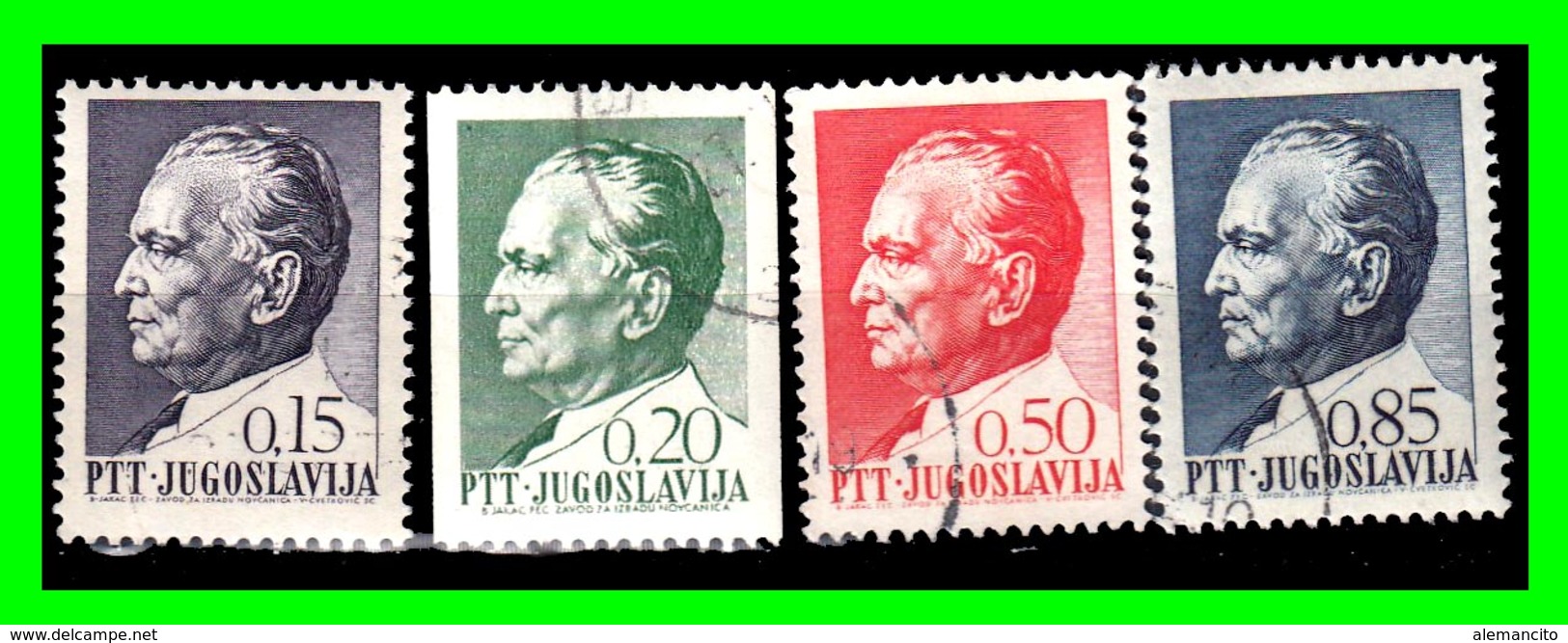 YUGOSLAVIA SELLOS AÑO 1967 LXXV ANIVERSARIO DEL PRESIDENTE JOSIP BROZ TITO  1892-1980 - Used Stamps