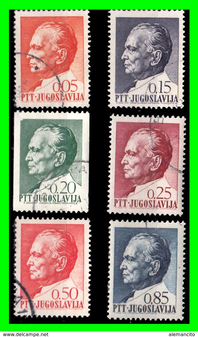 YUGOSLAVIA SELLOS AÑO 1967 LXXV ANIVERSARIO DEL PRESIDENTE JOSIP BROZ TITO  1892-1980 - Used Stamps