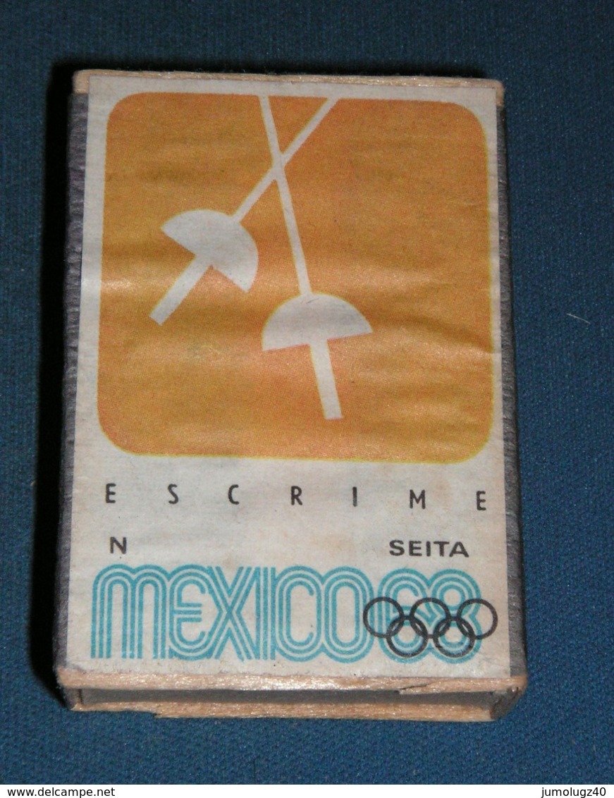 Boite D'allumettes : Mexico 68 : Escrime - Boites D'allumettes - Etiquettes