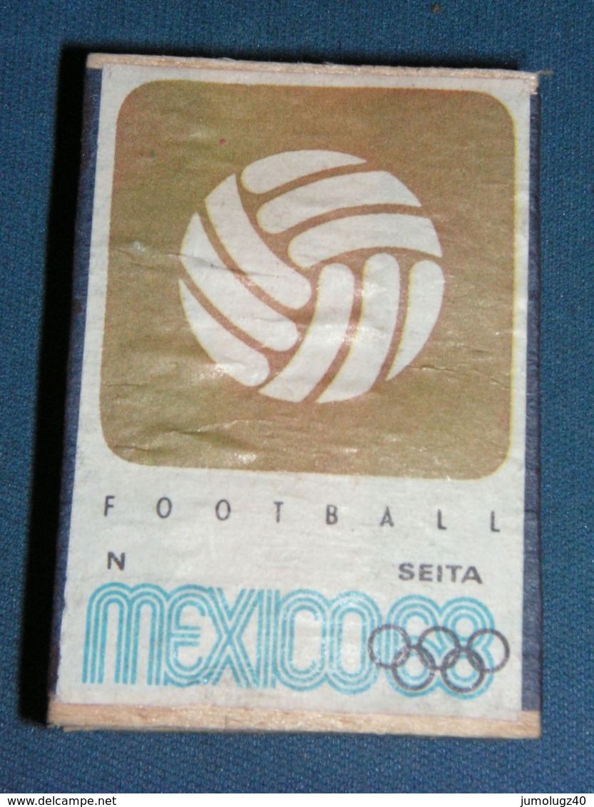 Boite D'allumettes : Mexico 68 : Foot-ball - Luciferdozen - Etiketten