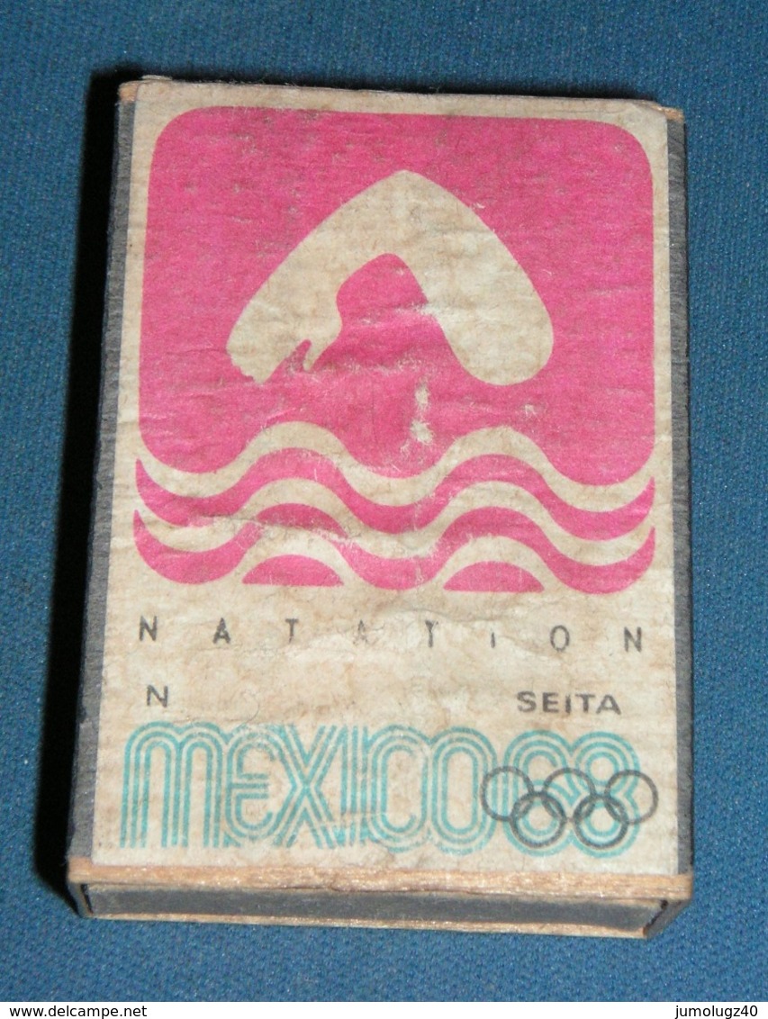 Boite D'allumettes : Mexico 68 : Natation - Boites D'allumettes - Etiquettes