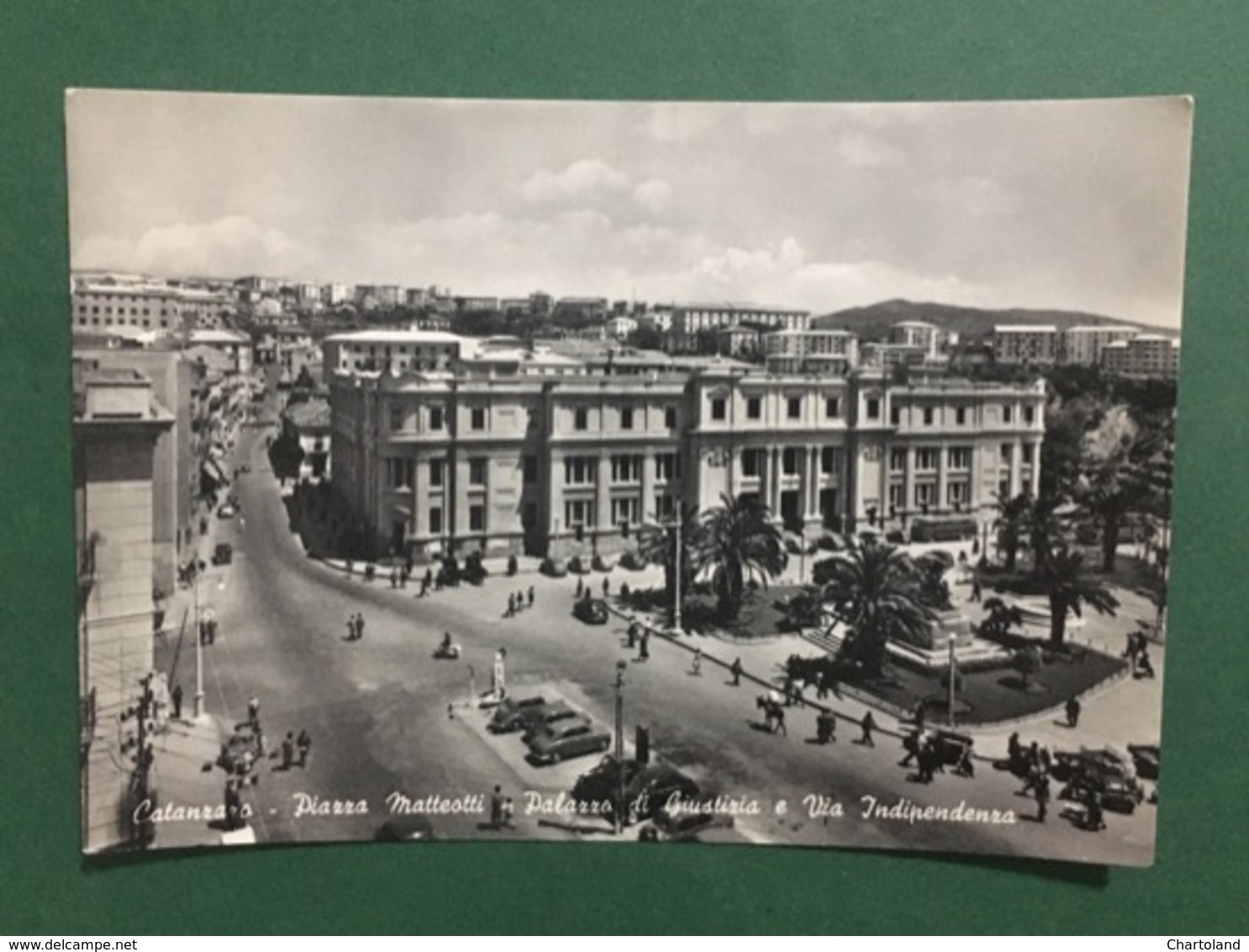 Cartolina Catanzaro - Piazza Matteotti - Palazzo Di Giustizia - 1958 - Catanzaro