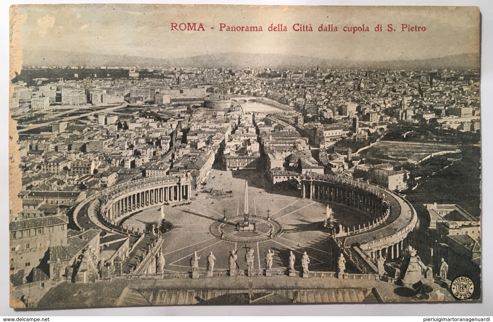 V 10755 Roma - Panorama Della Città Dalla Cupola Di S. Pietro - San Pietro