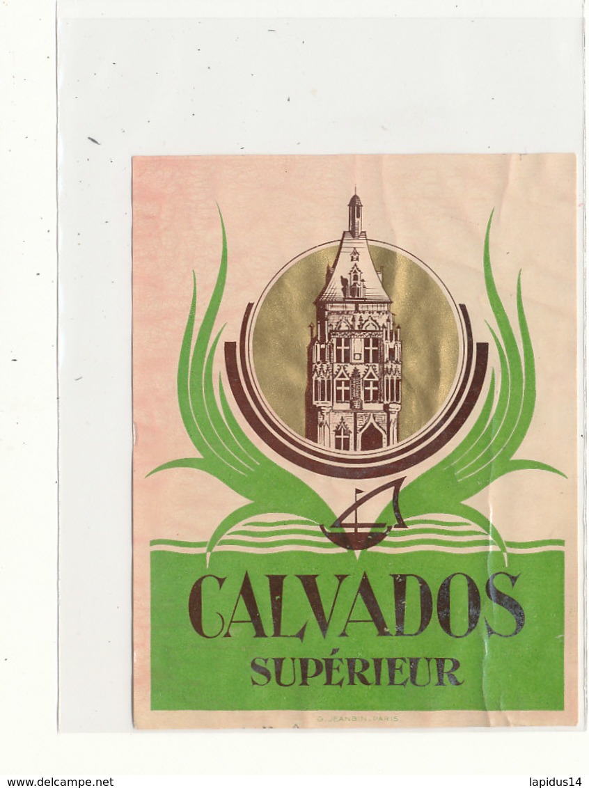 543 / ETIQUETTE -   CALVADOS SUPERIEUR - Other & Unclassified