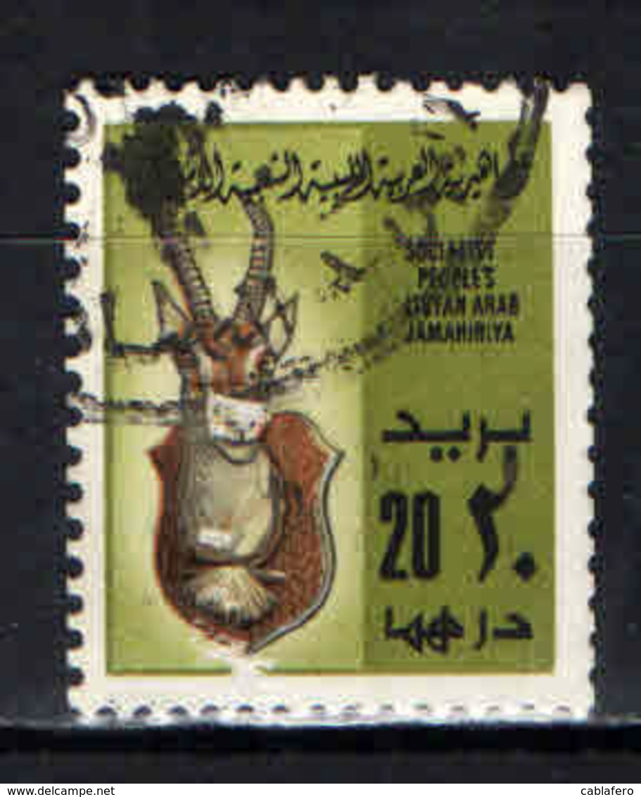 LIBIA - 1979 - Mounted Stag’s Head - USATO - Libia