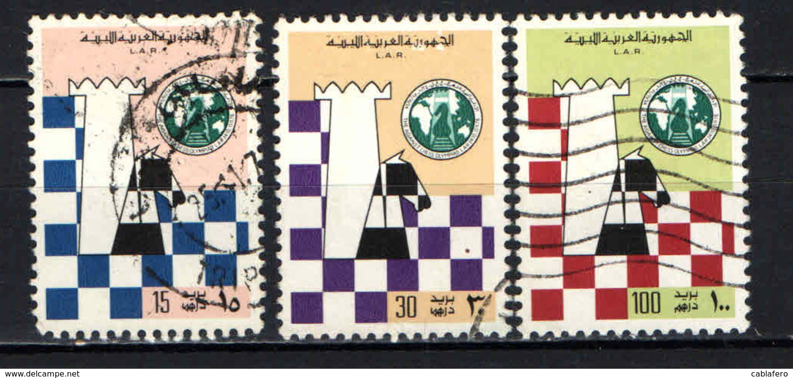LIBIA - 1976 - The “Against” (protest) Chess Olympiad Tripoli, Oct. 24-Nov. 15 - USATI - Libia